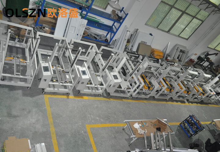 自動開箱機車間一角