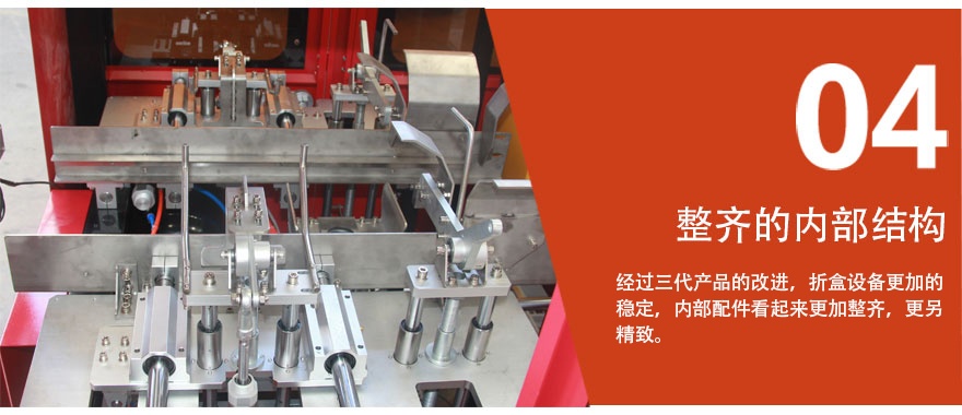 自動折盒機內(nèi)部結(jié)構(gòu)