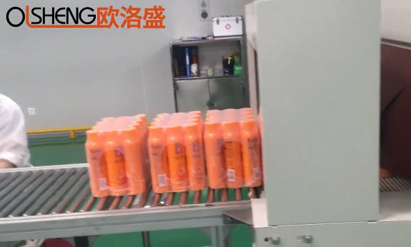 <客戶案例>名臣洗發(fā)露袖口包膜機(jī)加折蓋封箱機(jī)視頻