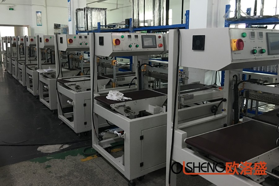 封切收縮機(jī)生產(chǎn)車(chē)間一角