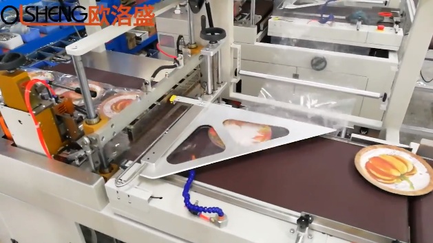 紙托盤全自動套袋包膜案例視頻