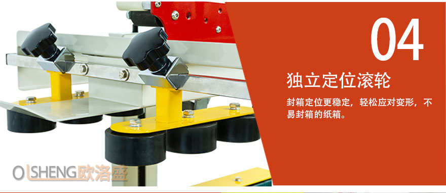 獨(dú)立封箱定位滾輪