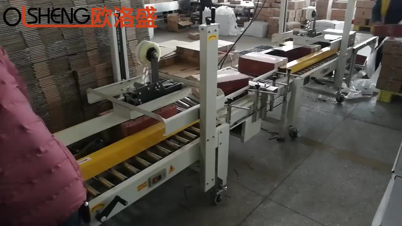 好想你集團(tuán)電商行業(yè)使用用封箱機封十字封箱案例視頻